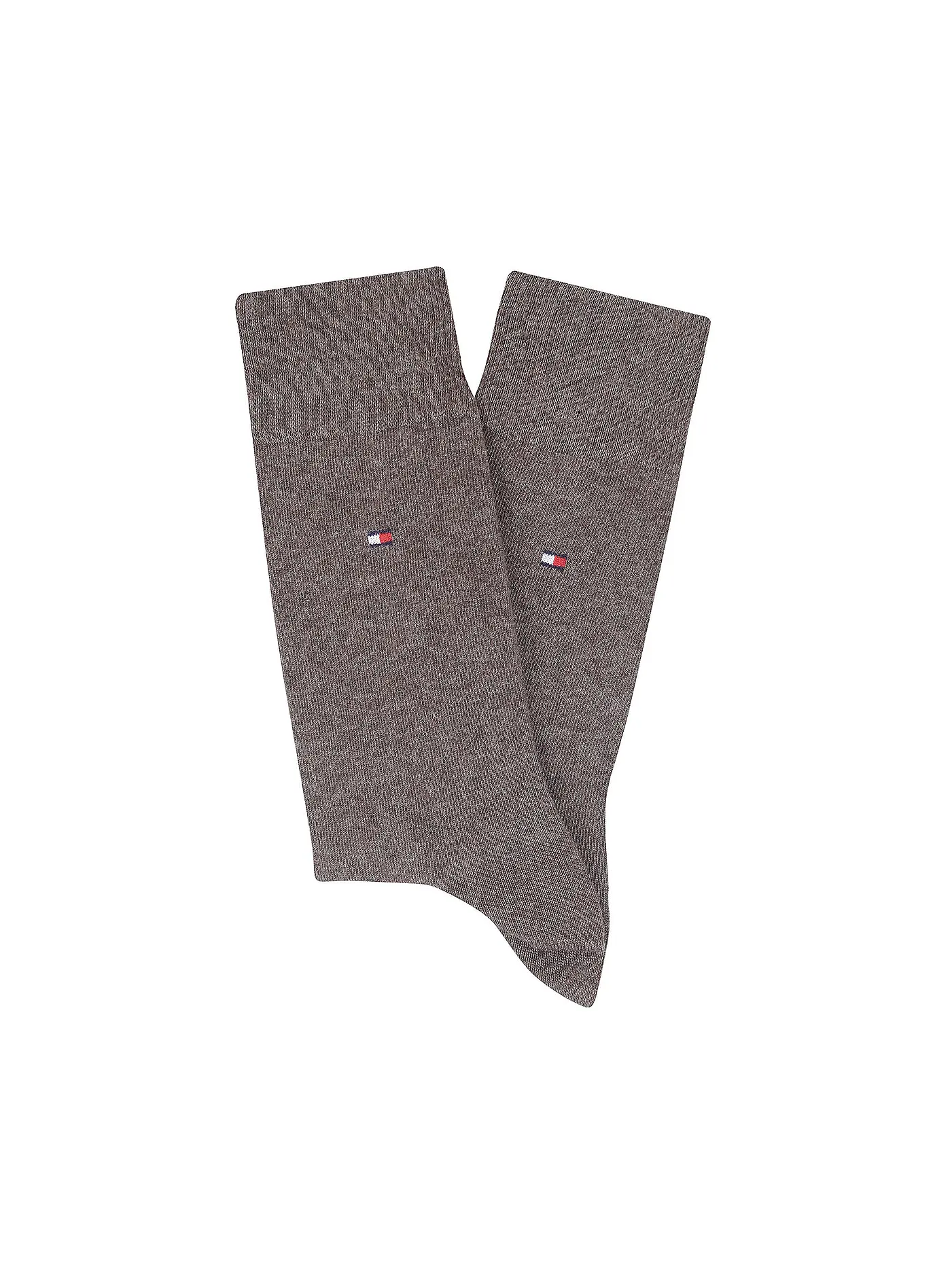 TOMMY HILFIGER | Socken 2er-Pkg. anthracite mela | braun